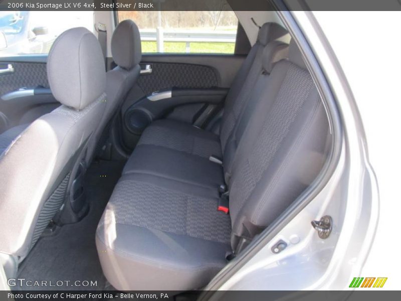 Steel Silver / Black 2006 Kia Sportage LX V6 4x4