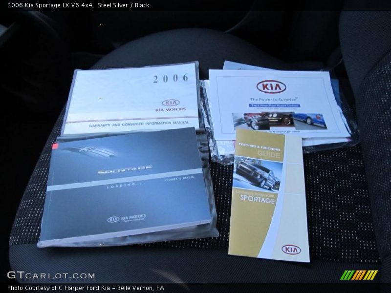Steel Silver / Black 2006 Kia Sportage LX V6 4x4