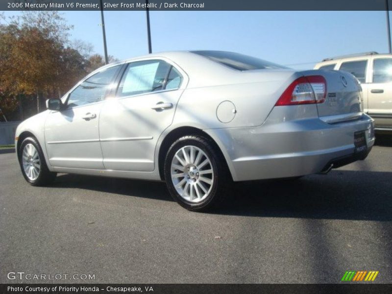 Silver Frost Metallic / Dark Charcoal 2006 Mercury Milan V6 Premier