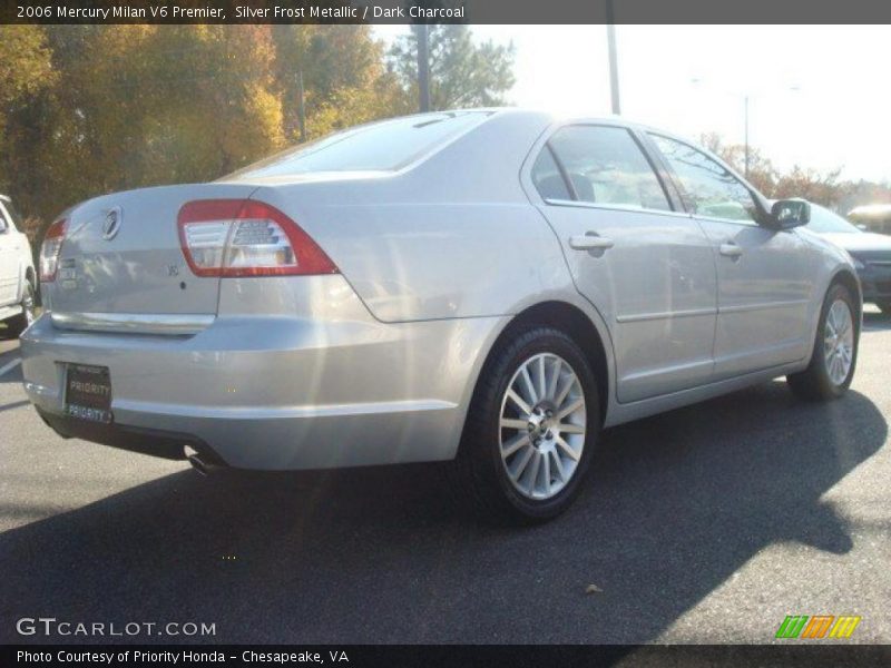 Silver Frost Metallic / Dark Charcoal 2006 Mercury Milan V6 Premier