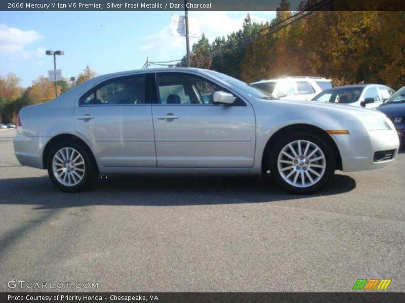 Silver Frost Metallic / Dark Charcoal 2006 Mercury Milan V6 Premier