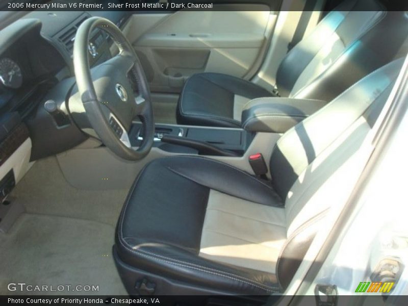 Silver Frost Metallic / Dark Charcoal 2006 Mercury Milan V6 Premier