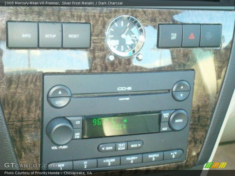 Silver Frost Metallic / Dark Charcoal 2006 Mercury Milan V6 Premier