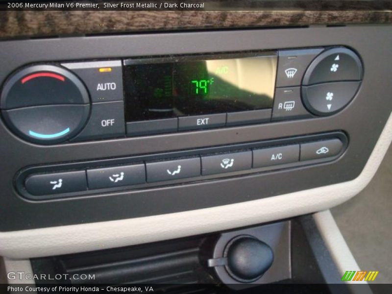 Silver Frost Metallic / Dark Charcoal 2006 Mercury Milan V6 Premier