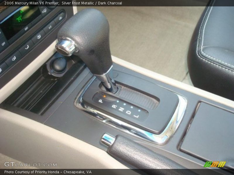 Silver Frost Metallic / Dark Charcoal 2006 Mercury Milan V6 Premier