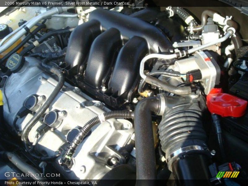 Silver Frost Metallic / Dark Charcoal 2006 Mercury Milan V6 Premier