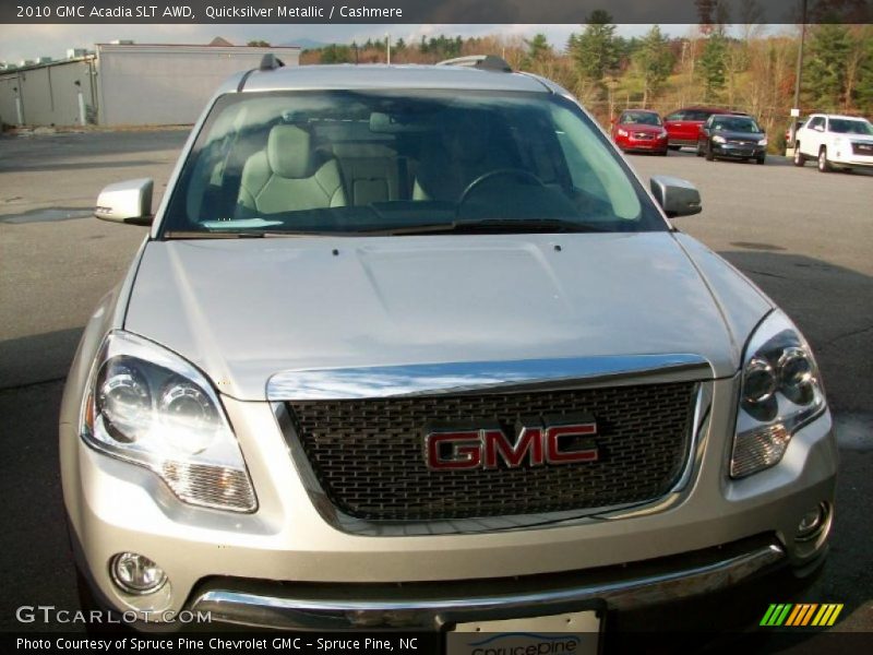 Quicksilver Metallic / Cashmere 2010 GMC Acadia SLT AWD