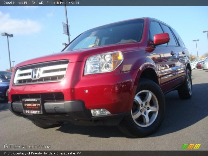 Redrock Pearl / Saddle 2006 Honda Pilot EX 4WD