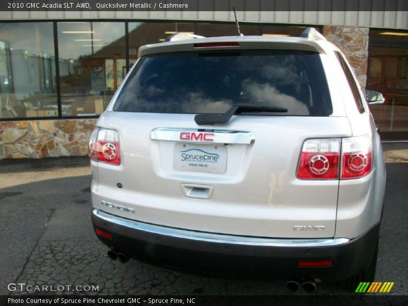 Quicksilver Metallic / Cashmere 2010 GMC Acadia SLT AWD