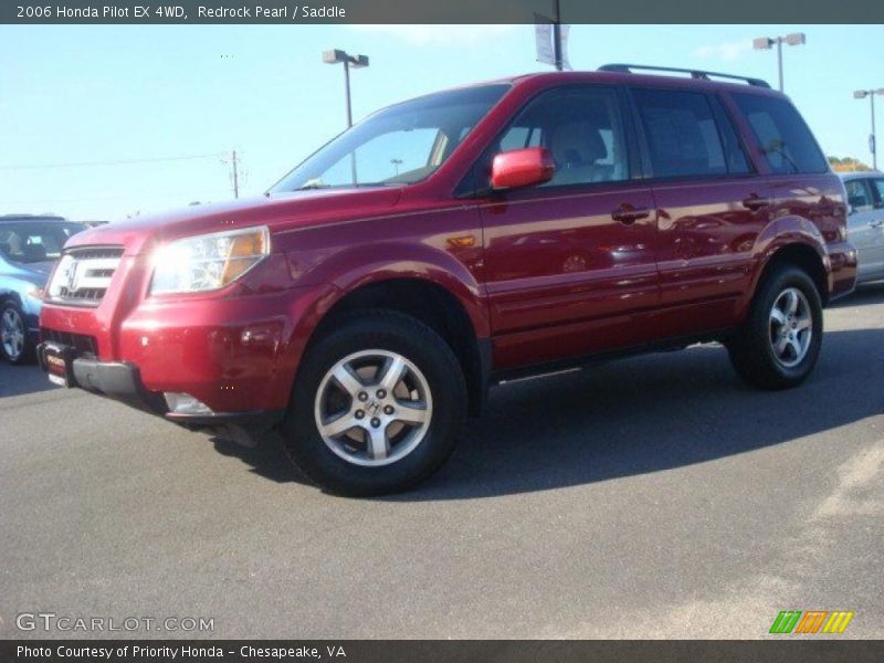 Redrock Pearl / Saddle 2006 Honda Pilot EX 4WD