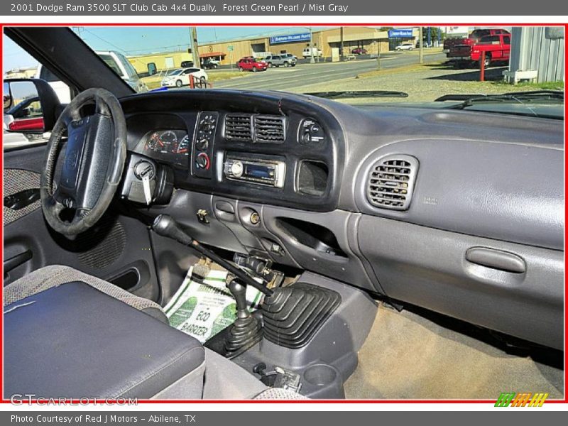  2001 Ram 3500 SLT Club Cab 4x4 Dually Mist Gray Interior