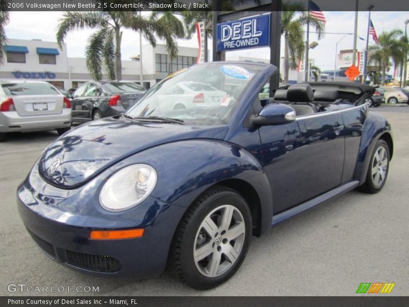Shadow Blue / Black 2006 Volkswagen New Beetle 2.5 Convertible