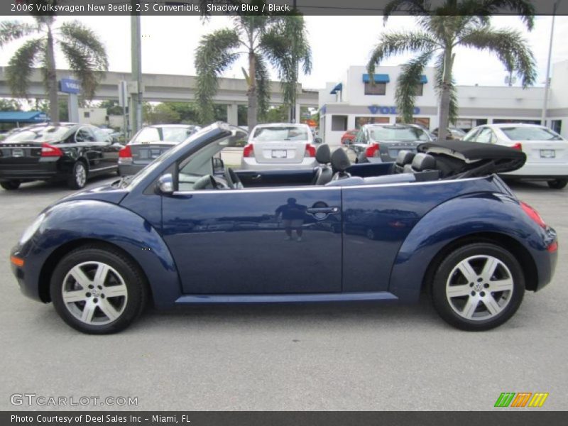 Shadow Blue / Black 2006 Volkswagen New Beetle 2.5 Convertible