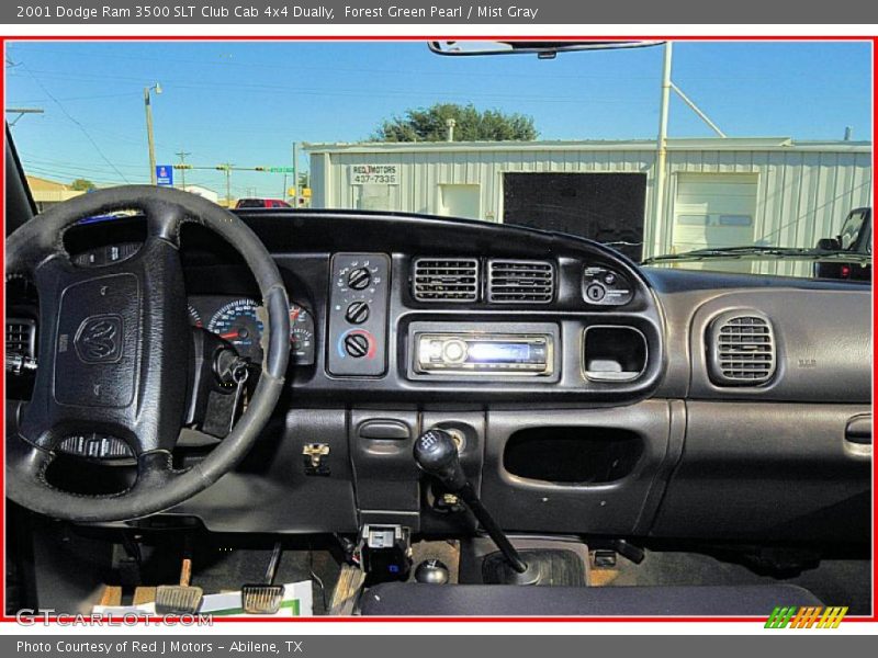 Dashboard of 2001 Ram 3500 SLT Club Cab 4x4 Dually
