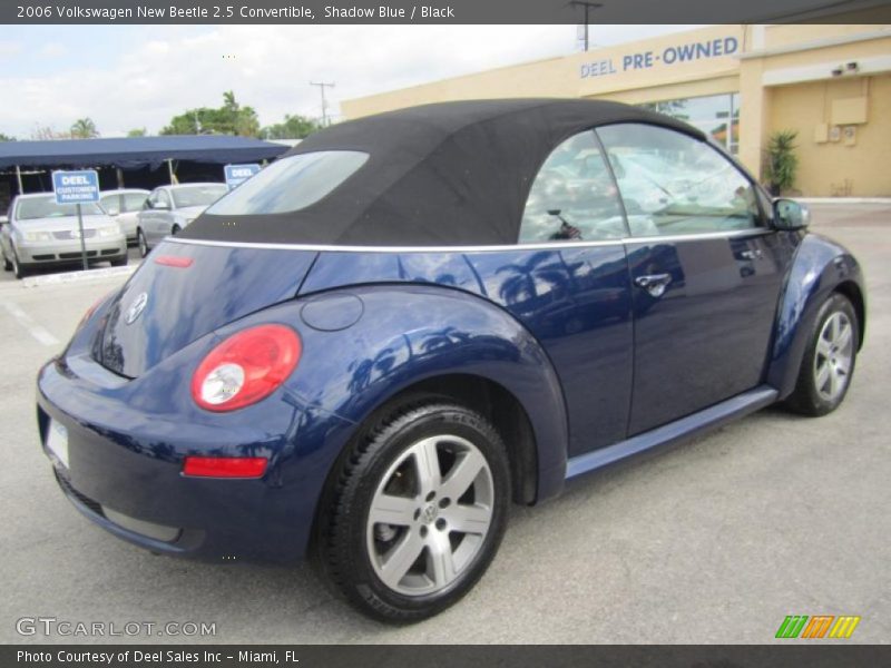 Shadow Blue / Black 2006 Volkswagen New Beetle 2.5 Convertible