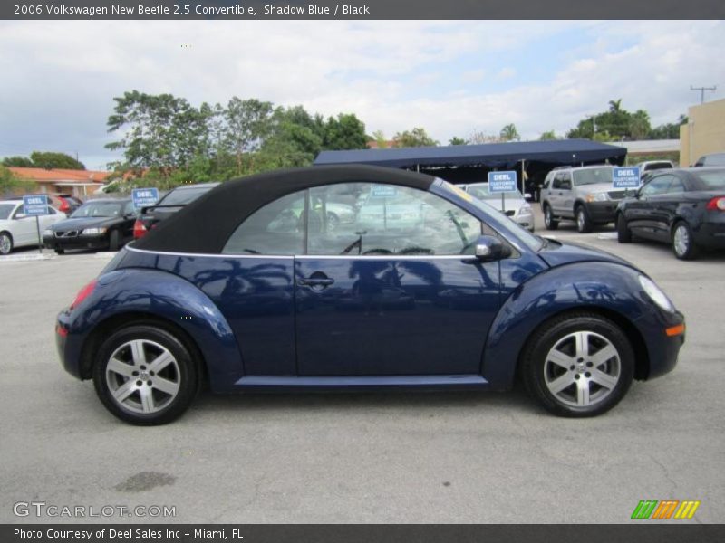 Shadow Blue / Black 2006 Volkswagen New Beetle 2.5 Convertible