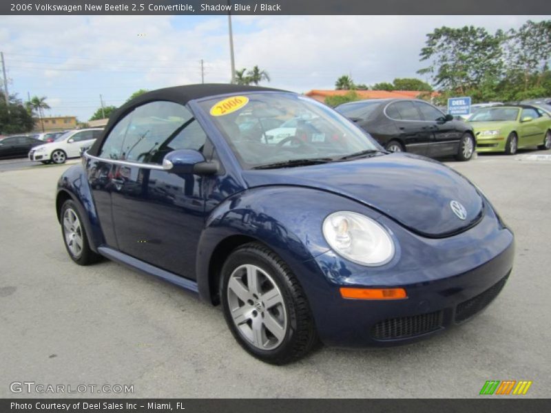 Shadow Blue / Black 2006 Volkswagen New Beetle 2.5 Convertible