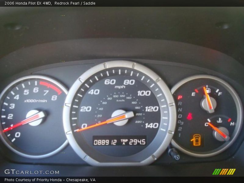 Redrock Pearl / Saddle 2006 Honda Pilot EX 4WD