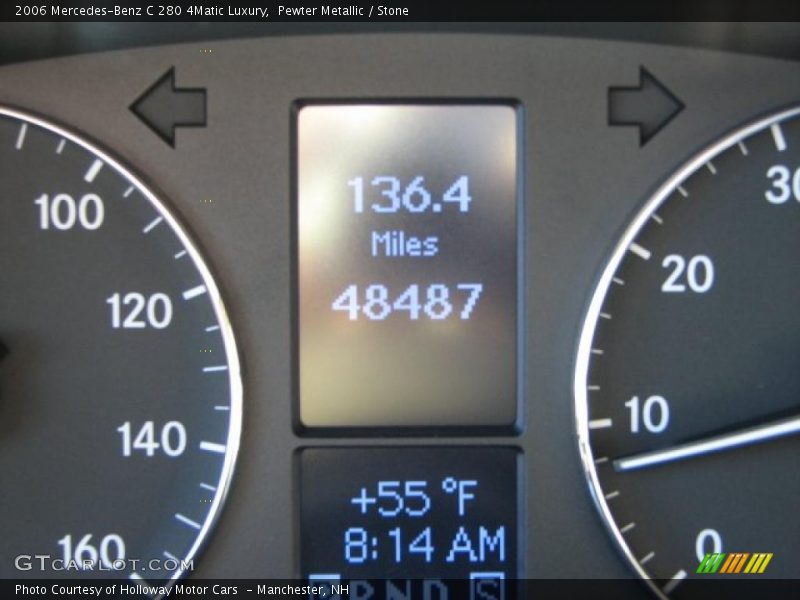 Pewter Metallic / Stone 2006 Mercedes-Benz C 280 4Matic Luxury
