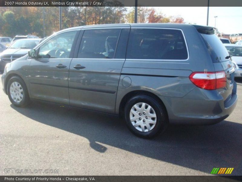 Nimbus Gray Metallic / Gray 2007 Honda Odyssey LX