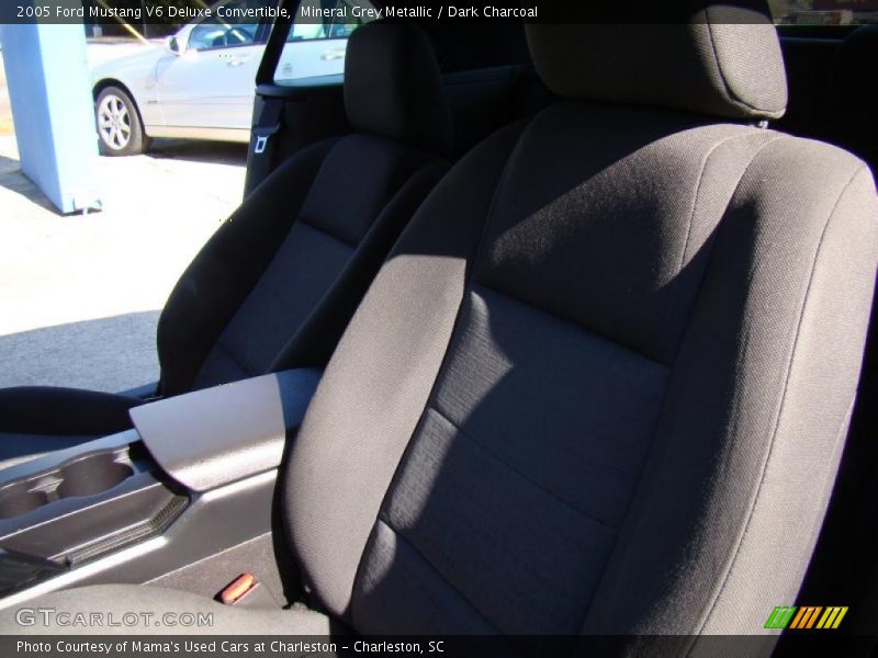 Mineral Grey Metallic / Dark Charcoal 2005 Ford Mustang V6 Deluxe Convertible
