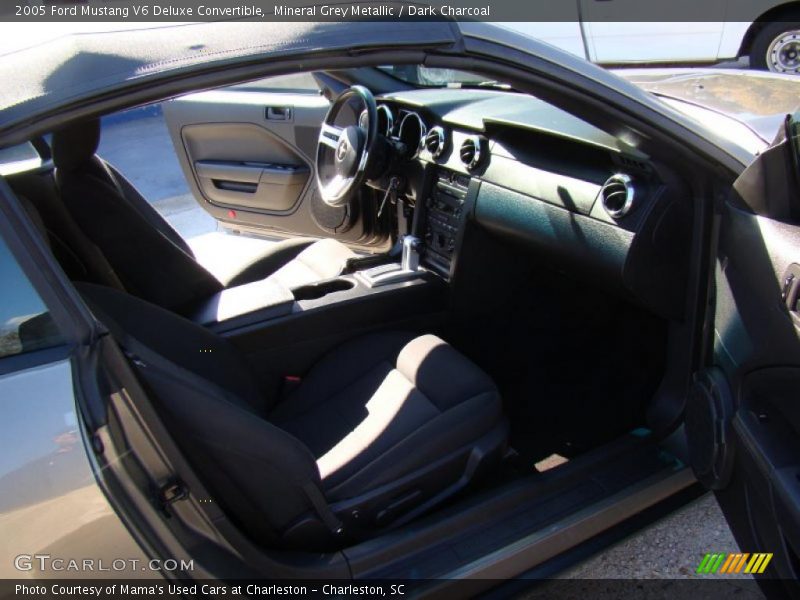 Mineral Grey Metallic / Dark Charcoal 2005 Ford Mustang V6 Deluxe Convertible