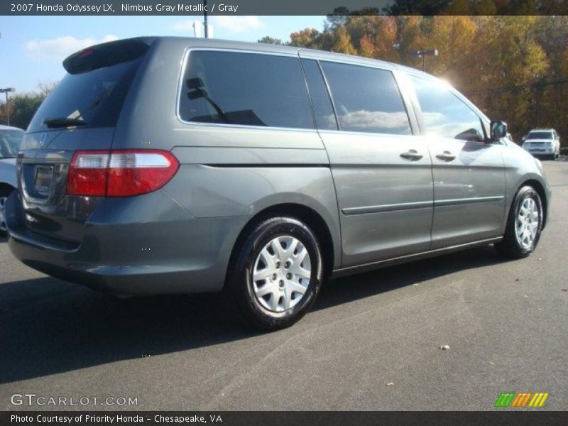 Nimbus Gray Metallic / Gray 2007 Honda Odyssey LX