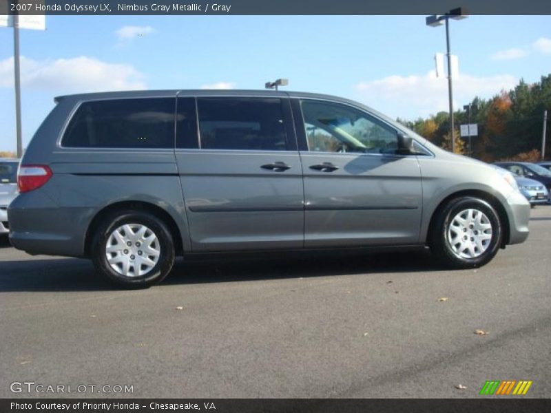 Nimbus Gray Metallic / Gray 2007 Honda Odyssey LX