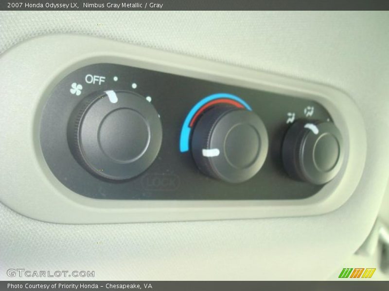 Nimbus Gray Metallic / Gray 2007 Honda Odyssey LX