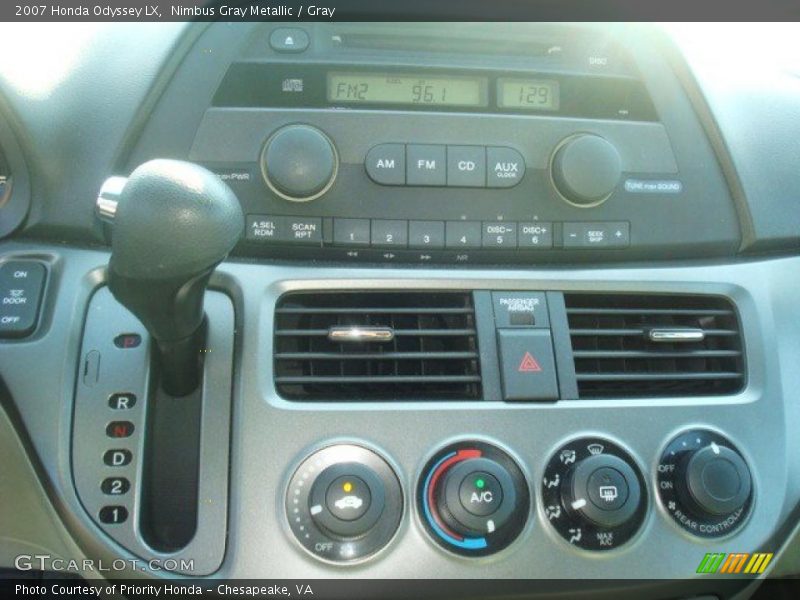 Nimbus Gray Metallic / Gray 2007 Honda Odyssey LX