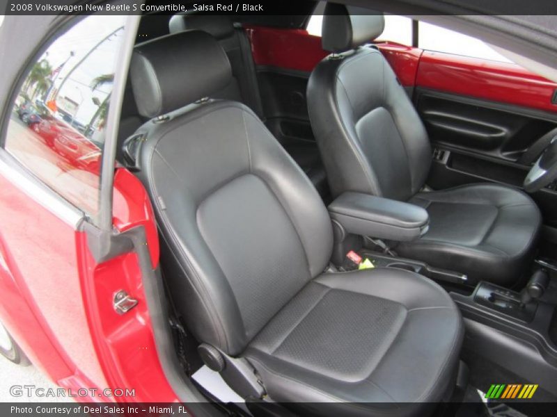  2008 New Beetle S Convertible Black Interior