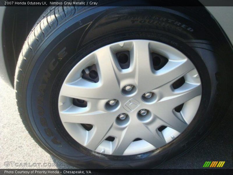 Nimbus Gray Metallic / Gray 2007 Honda Odyssey LX
