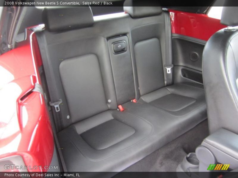  2008 New Beetle S Convertible Black Interior