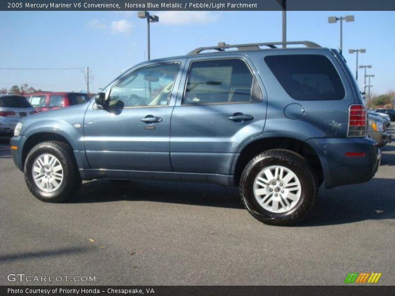 Norsea Blue Metallic / Pebble/Light Parchment 2005 Mercury Mariner V6 Convenience