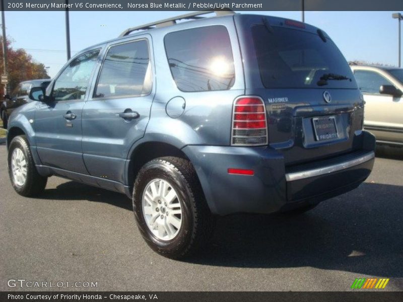 Norsea Blue Metallic / Pebble/Light Parchment 2005 Mercury Mariner V6 Convenience