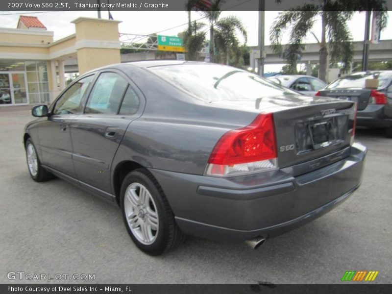 Titanium Gray Metallic / Graphite 2007 Volvo S60 2.5T
