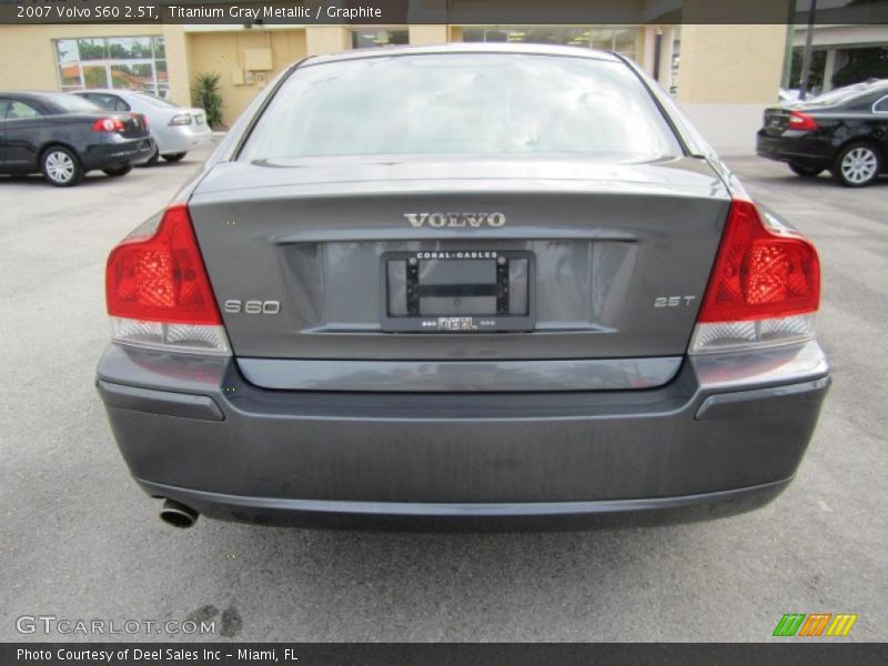 Titanium Gray Metallic / Graphite 2007 Volvo S60 2.5T