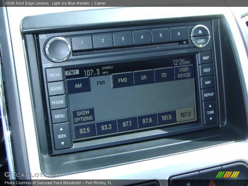 Light Ice Blue Metallic / Camel 2008 Ford Edge Limited