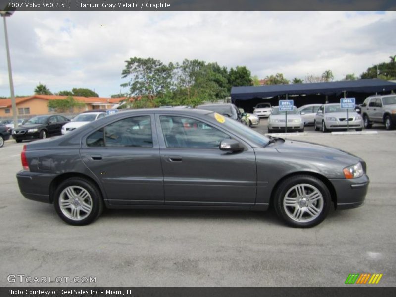 Titanium Gray Metallic / Graphite 2007 Volvo S60 2.5T