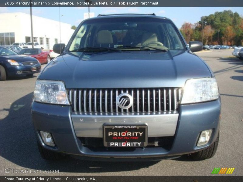Norsea Blue Metallic / Pebble/Light Parchment 2005 Mercury Mariner V6 Convenience