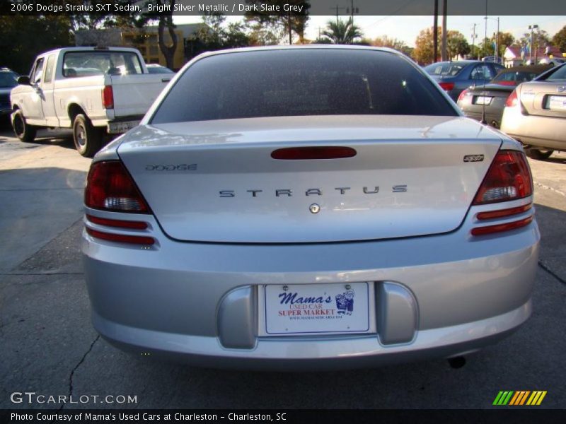 Bright Silver Metallic / Dark Slate Grey 2006 Dodge Stratus SXT Sedan