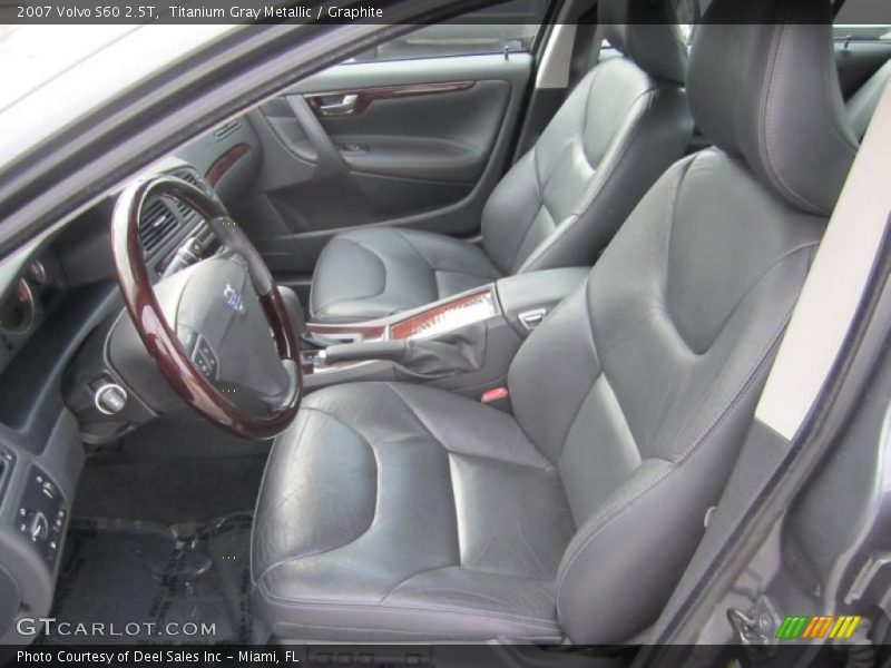 Titanium Gray Metallic / Graphite 2007 Volvo S60 2.5T