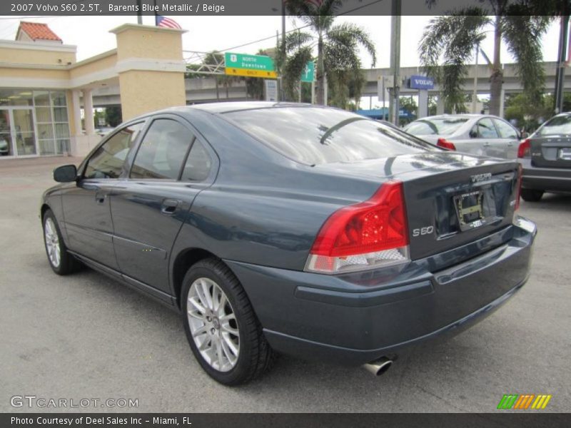 Barents Blue Metallic / Beige 2007 Volvo S60 2.5T