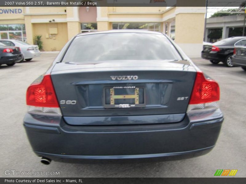 Barents Blue Metallic / Beige 2007 Volvo S60 2.5T