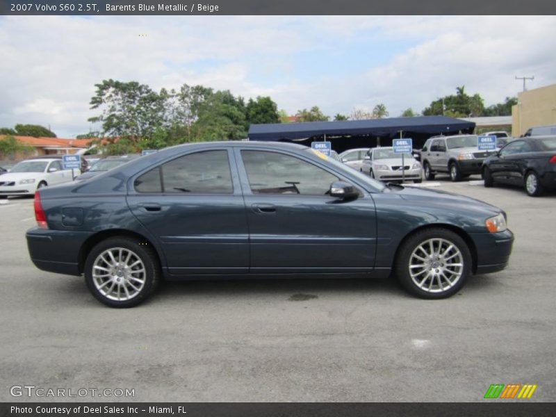 Barents Blue Metallic / Beige 2007 Volvo S60 2.5T