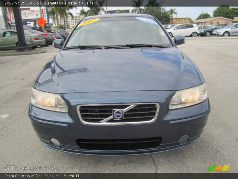 Barents Blue Metallic / Beige 2007 Volvo S60 2.5T