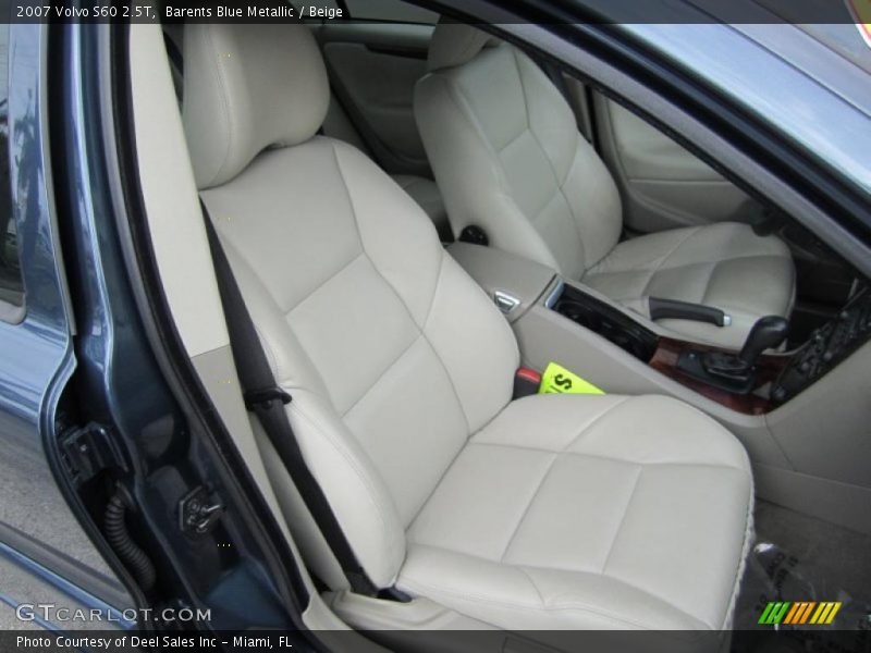 Barents Blue Metallic / Beige 2007 Volvo S60 2.5T