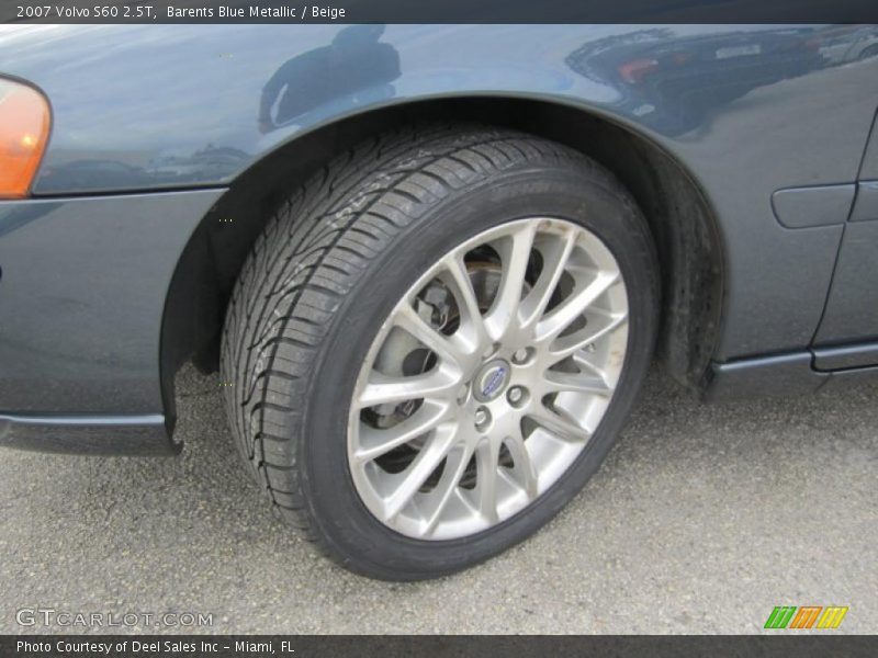 Barents Blue Metallic / Beige 2007 Volvo S60 2.5T