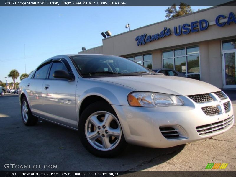 Bright Silver Metallic / Dark Slate Grey 2006 Dodge Stratus SXT Sedan
