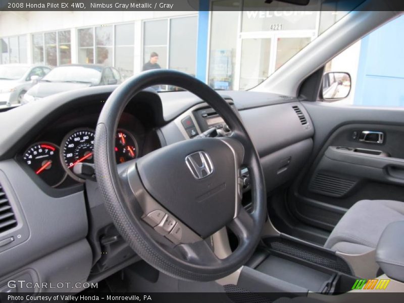 Nimbus Gray Metallic / Gray 2008 Honda Pilot EX 4WD